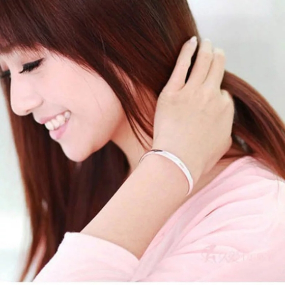 NEW Large Classic 925 Sterling Silver Cuff | Open Adjustable Size - Picture 8 of 11